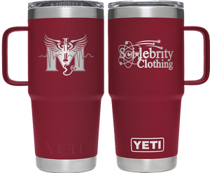 YETI Sci*lebrity - Medical - 20 OZ RAMBLER TRAVEL MUG WITH STRONGHOLD LID - Red