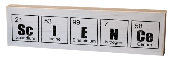 Science Periodic Table Elements Self Sitter