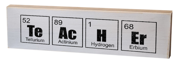 Teacher Periodic Table Elements Self Sitter