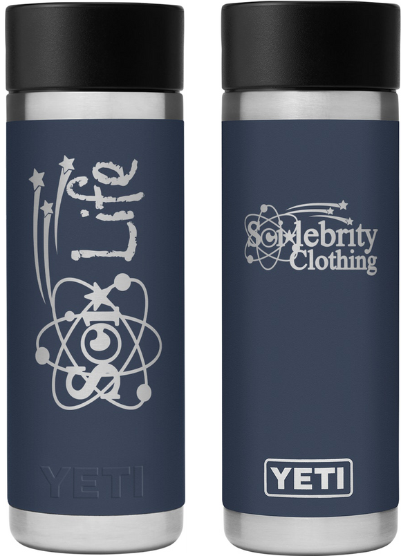 YETI Sci*lebrity - Chemistry- 20 OZ RAMBLER TRAVEL MUG WITH STRONGHOLD –  Scilebrity Clothing LLC